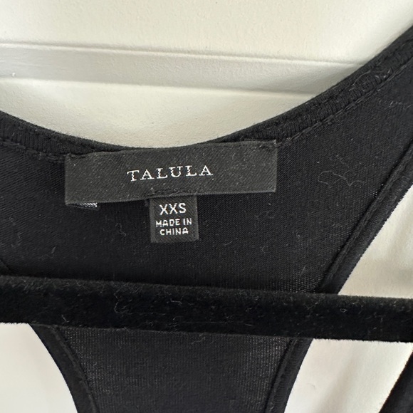 Black Talula Maxi Dress with slit - Picture 3 of 4